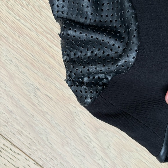 Posh vegan ‘leather & wool’ look blazer jacket - Picture 7 of 10